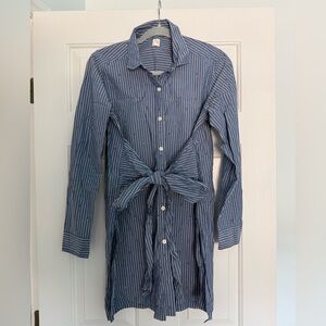 Women's Striped Shirt Dress